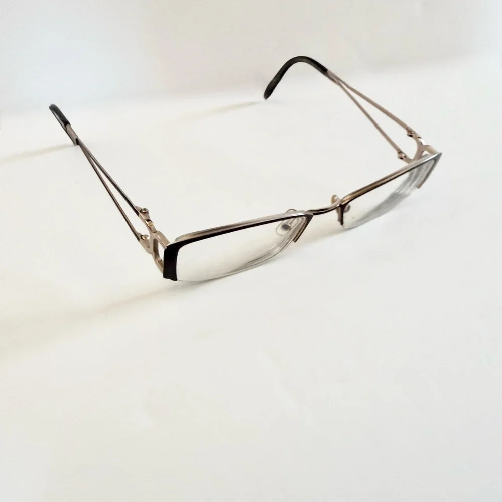 Chloe CL1209 Eyeglasses Frame Half Rimless 51-18  Brown/Gold LV44